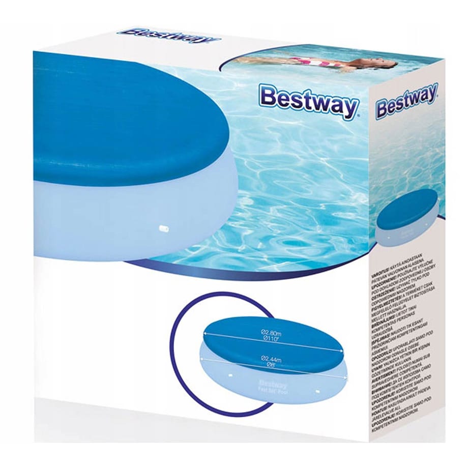 Pokrywa na basen ogrodowy 244 cm Bestway 58032