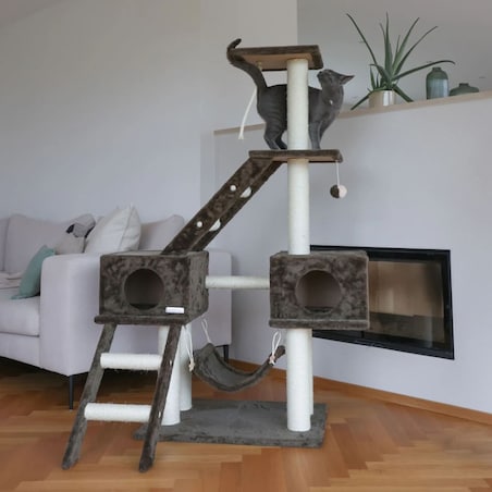 Kerbl Drapak dla kota Granat, 150 cm, ciemnoszary