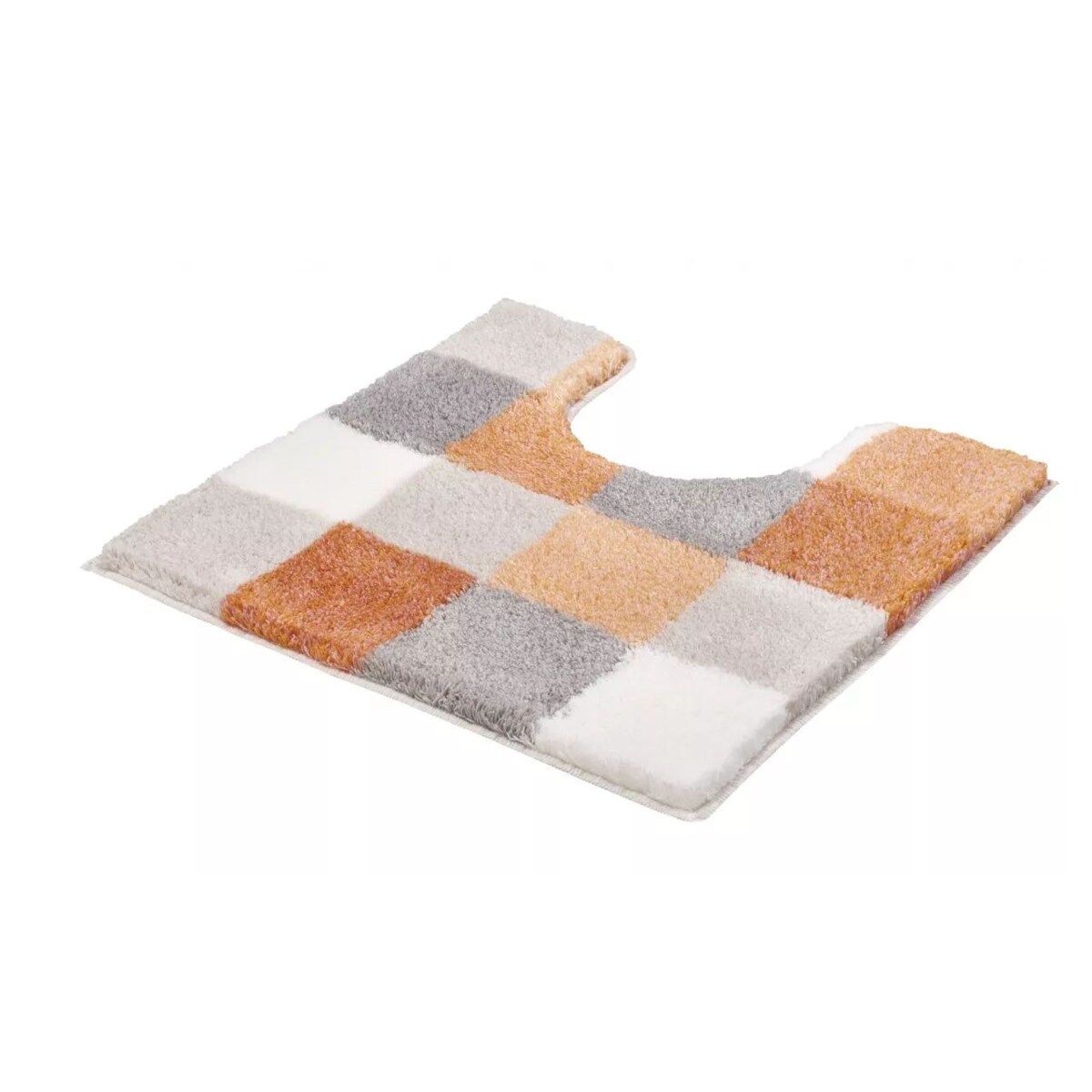 Kleine Wolke Caro Dywanik WC pomarańczowy 55x 55 cm wysokie runo premium poliakryl