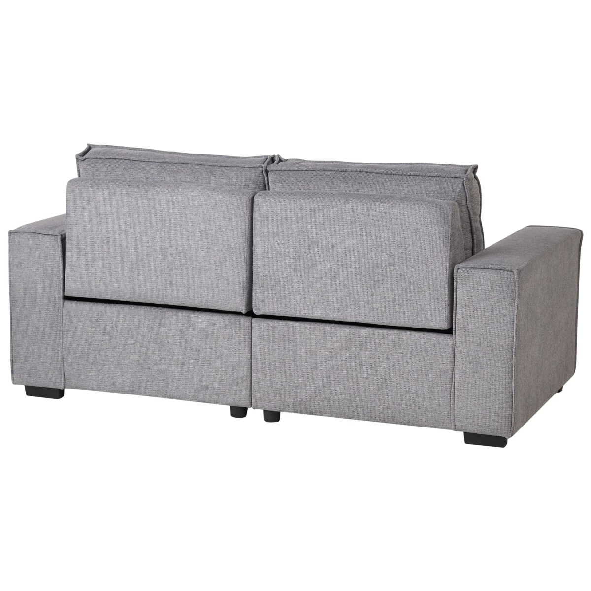 Sofa z elektryczną funkcją relaksu NUKARI Szary dla 3 osób