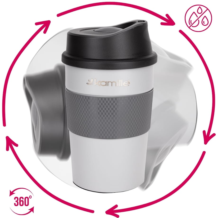 Kubek termiczny na kawę termos na napoje 360ml KAMILLE