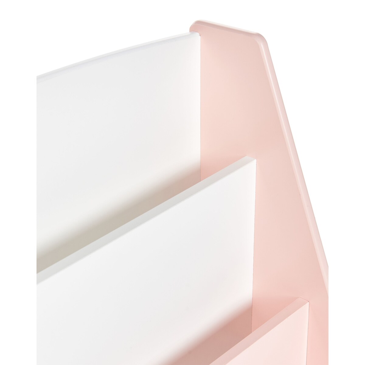 Regał 4 półki MDF Pastelowy róż LILOET