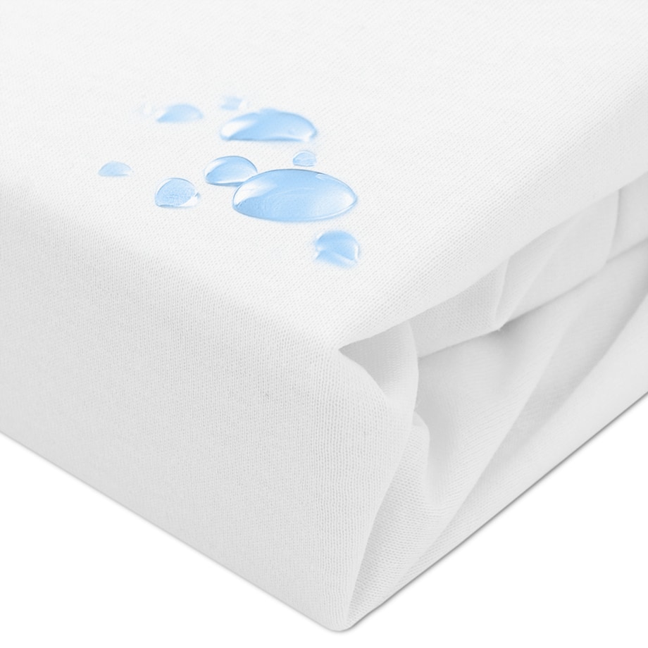 Prześcieradło ochronne wodoodporne z gumką 2w1, rozmiar 60x120 SG kolor biały