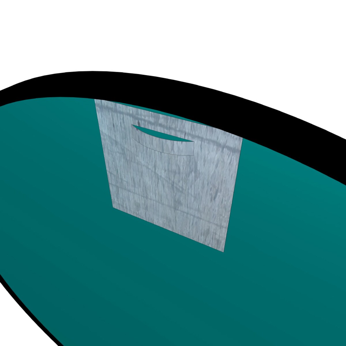 Lustro okrągłe - miedziane - 60 cm