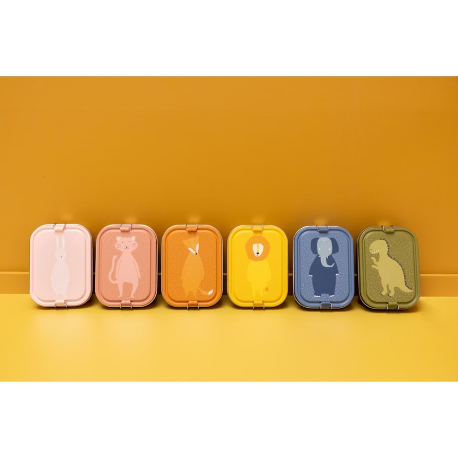 Duży stalowy lunch box - Słoń Trixie Baby