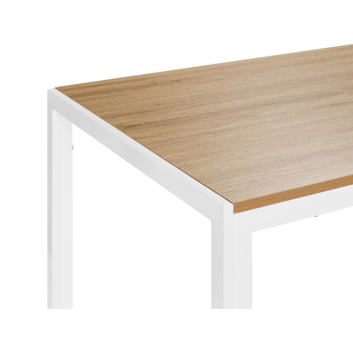 Stół do jadalni MANN Jasny brąz/ biały 120 cm 70 cm