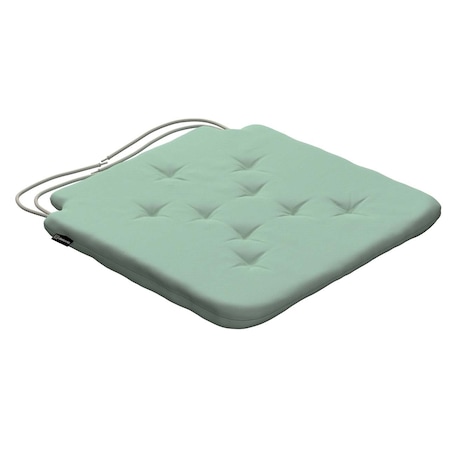 Poduszka na krzesło Olek, zieleń eukaliptusa, 42 x 41 x 3,5 cm, Loneta