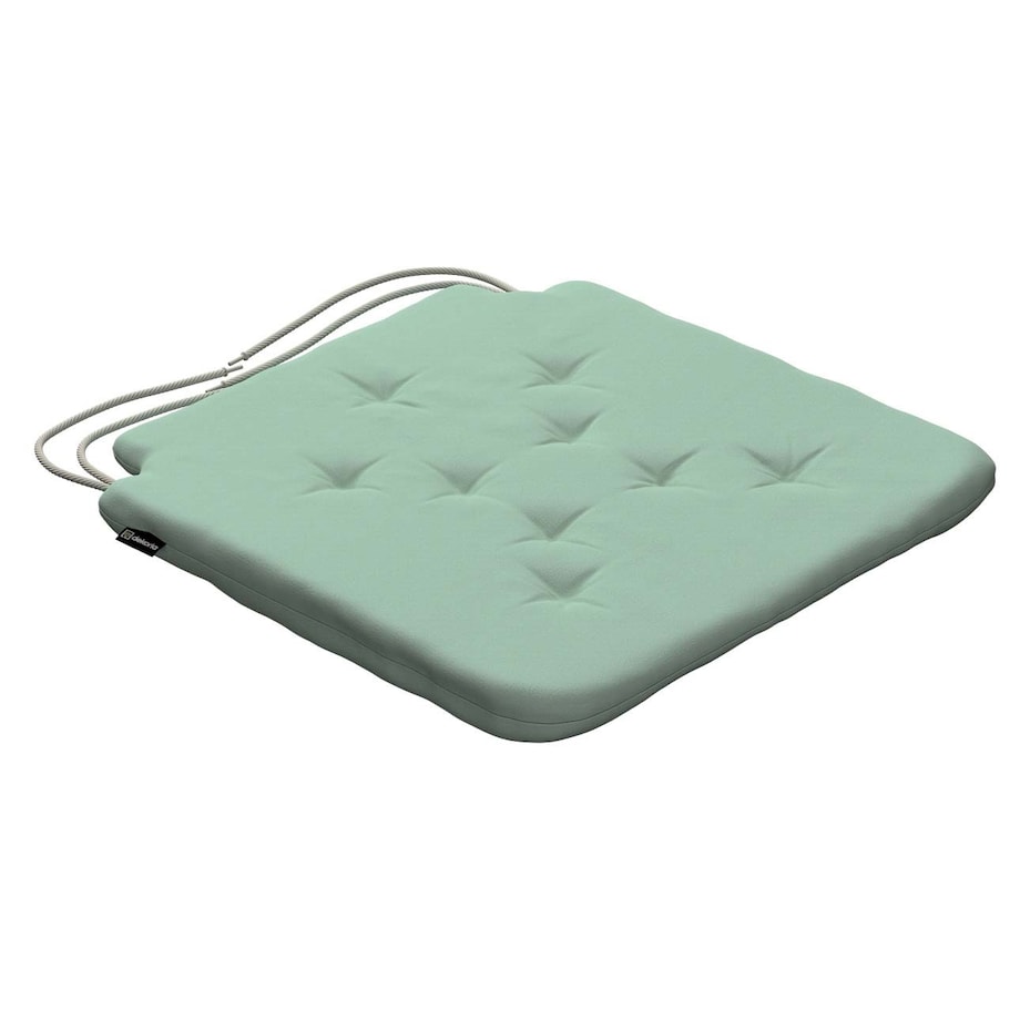 Poduszka na krzesło Olek, zieleń eukaliptusa, 42 x 41 x 3,5 cm, Loneta