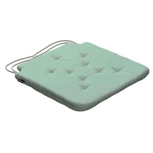 Poduszka na krzesło Olek, zieleń eukaliptusa, 42 x 41 x 3,5 cm, Loneta