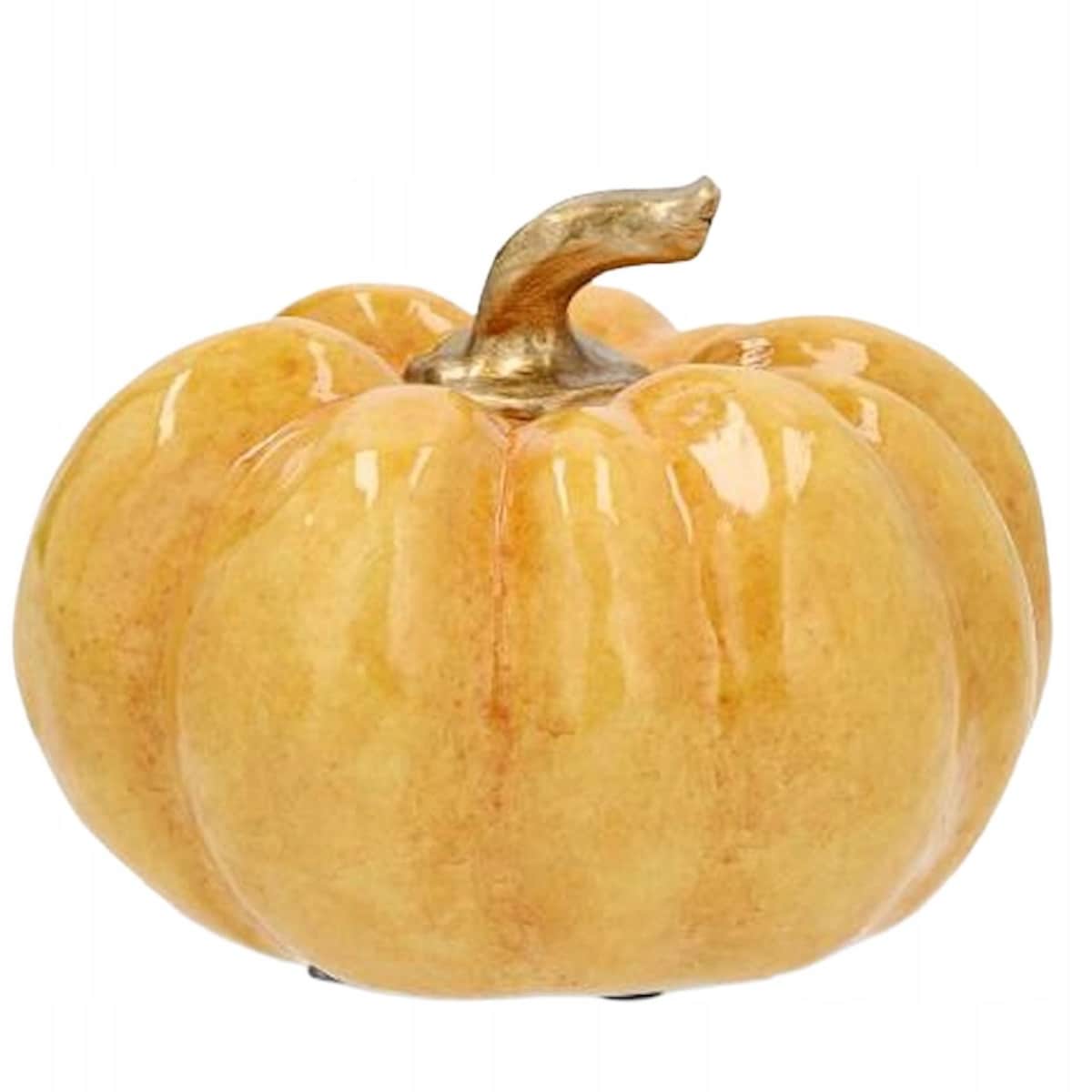 FIGURKA DYNIA ŻÓŁTA OZDOBNA OGRODOWA NA HALLOWEEN JESIEŃ BALKON TARAS