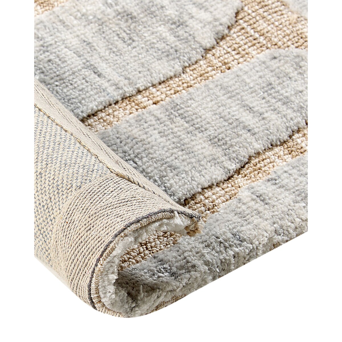 Dywan 160 x 230 cm beżowo-szary MANDAI