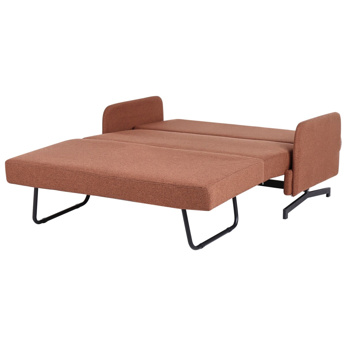 Sofa rozkładana BELFAST Czerwony Tkanina