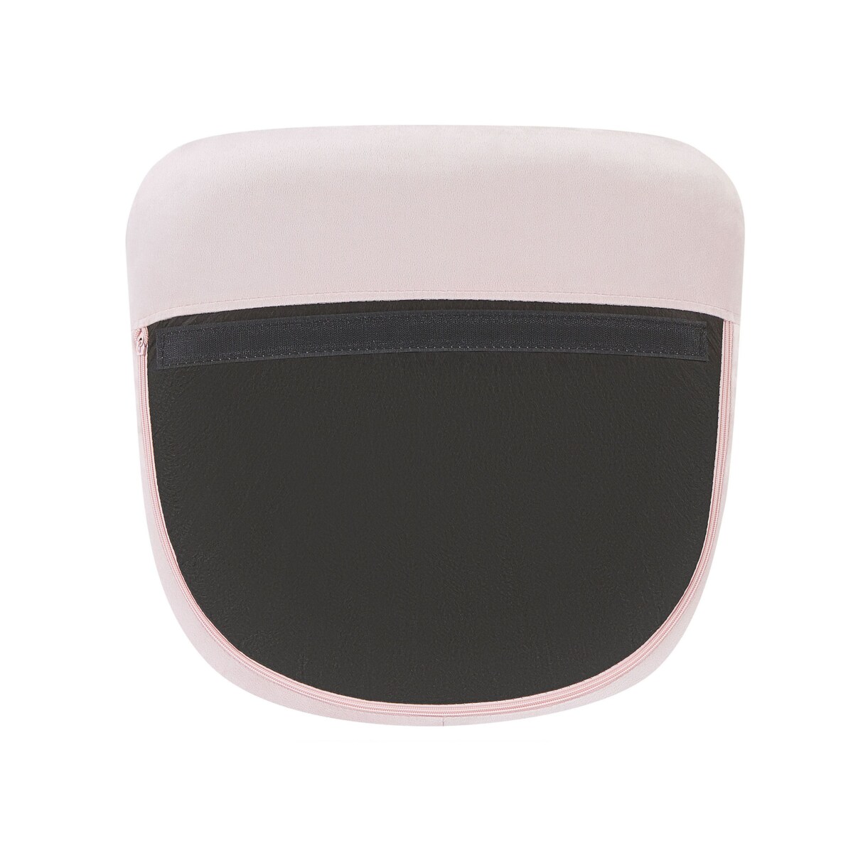 Fotel bujany welurowy różowy ELLAN