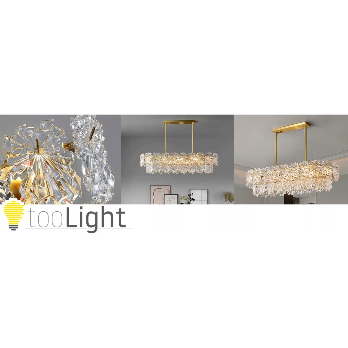 Lampa Sufitowa Wisząca Kryształowa 4Xe14 Złota