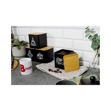 Brunbeste zestaw 4 pojemników kuchennych 4263