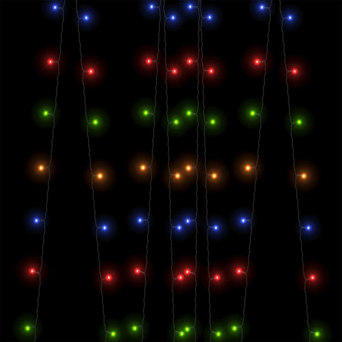 vidaXL Solarne lampki dekoracyjne, 5 szt., 5x200 LED, kolorowe