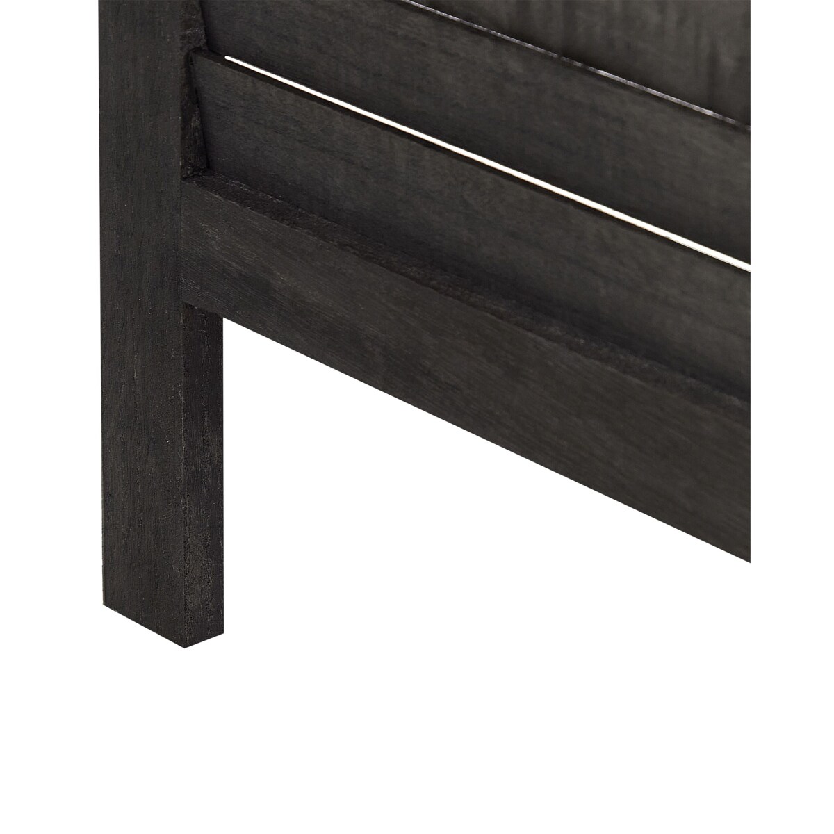 4-panelowy składany parawan pokojowy drewniany 170 x 163 cm ciemnobrązowy AVENES