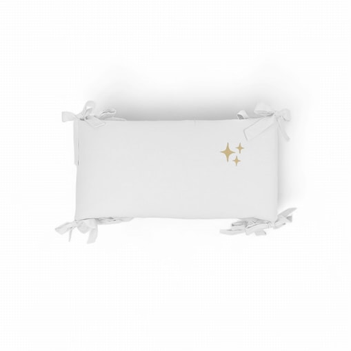 Ochraniacz do łóżeczka washed stars ecru - M
