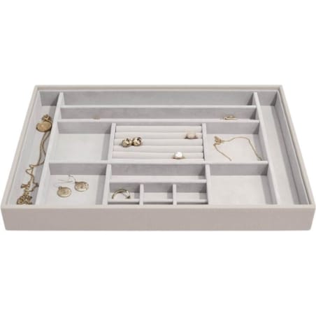 Szkatułka na biżuterię Stackers 16 komorowa supersize taupe