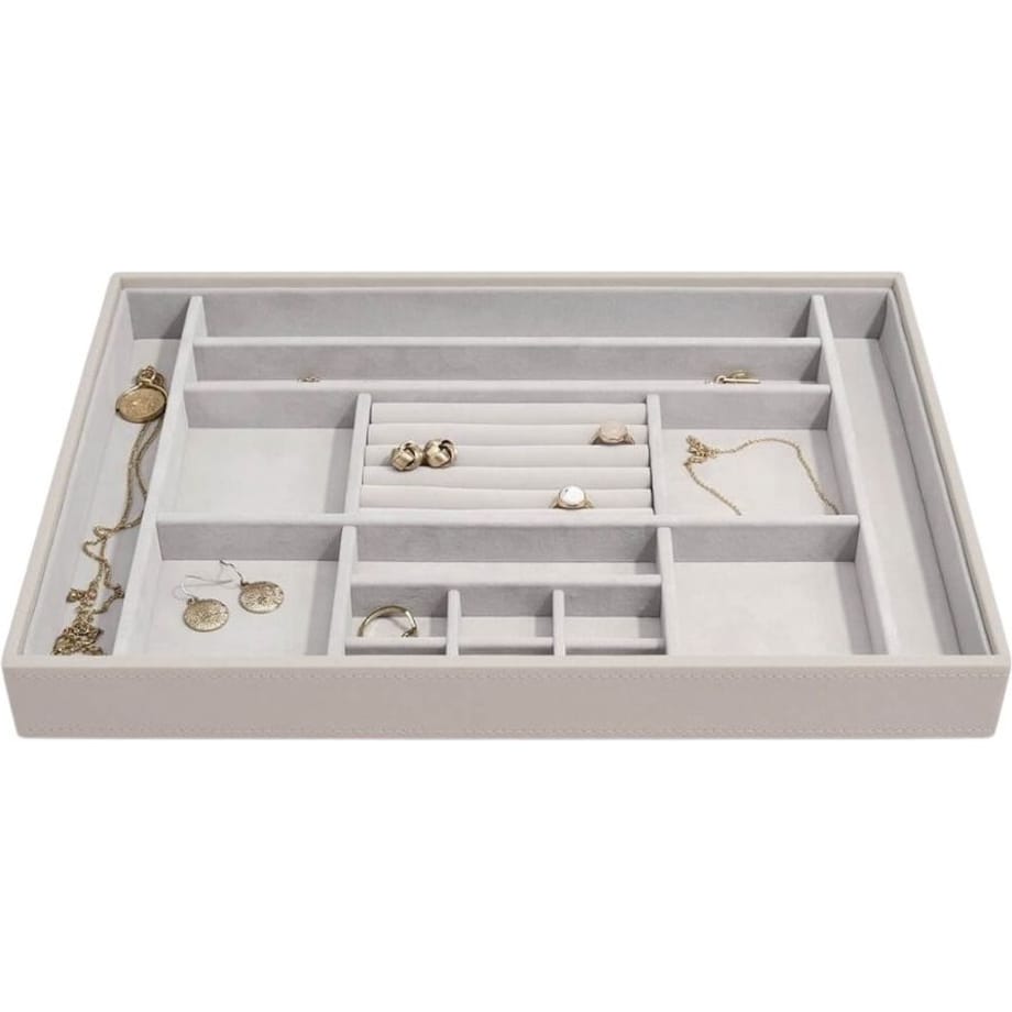 Szkatułka na biżuterię Stackers 16 komorowa supersize taupe