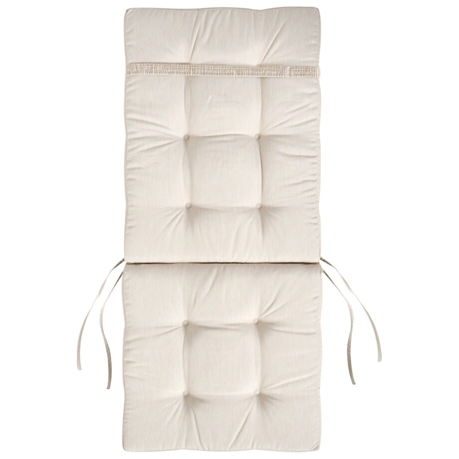 Zestaw 2 krzeseł ogrodowych z poduszkami MAUI PREMIUM Drewno akacjowe Jasnobeżowy