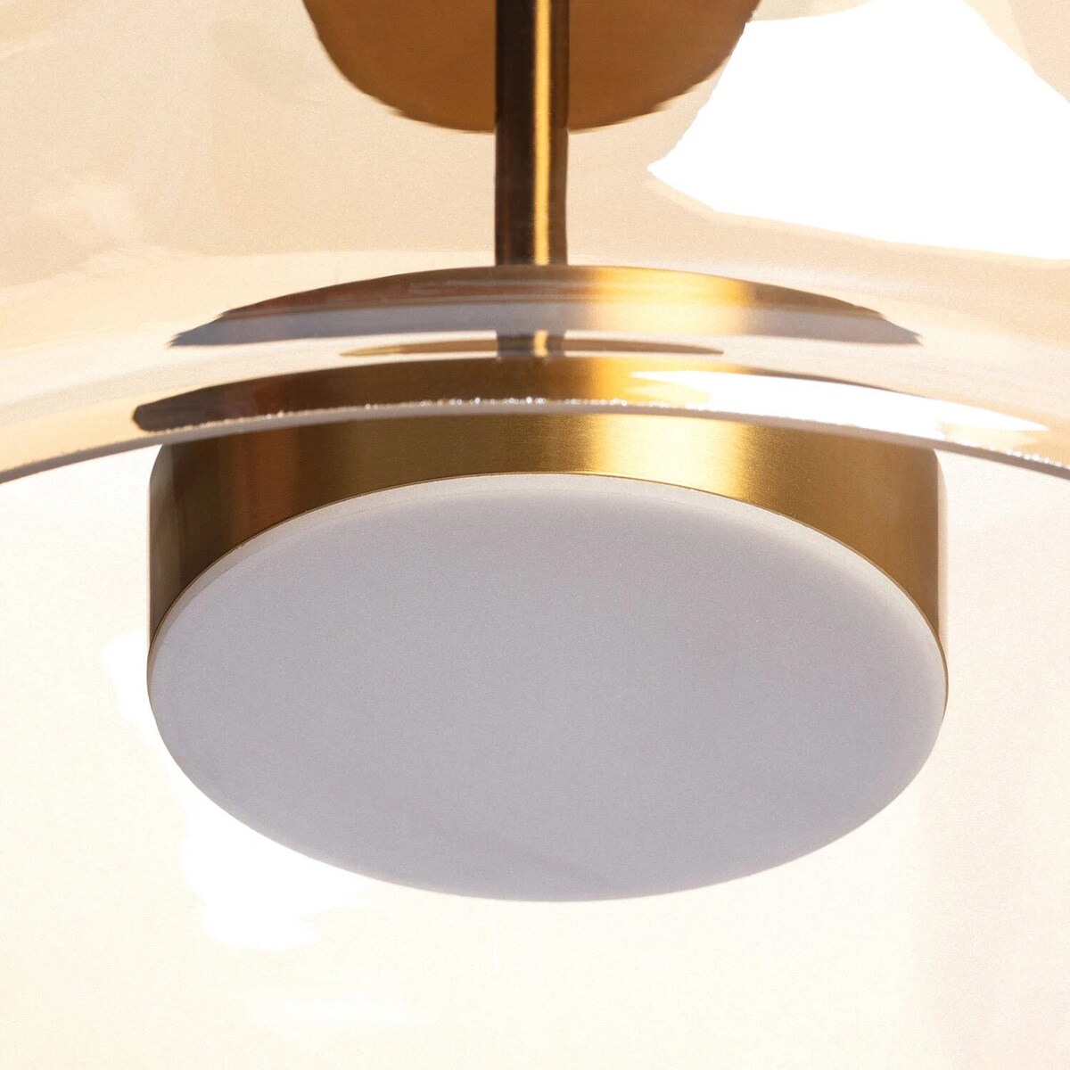 Lampa Wisząca LED 7W Metal i Szkło Aba