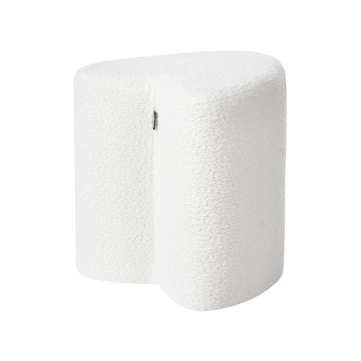 Puf SCOTIA Szenil Złamana biel 40 cm 33 cm 44 cm