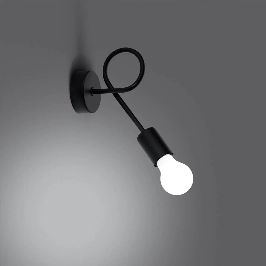 Kinkiet LEVAR czarny