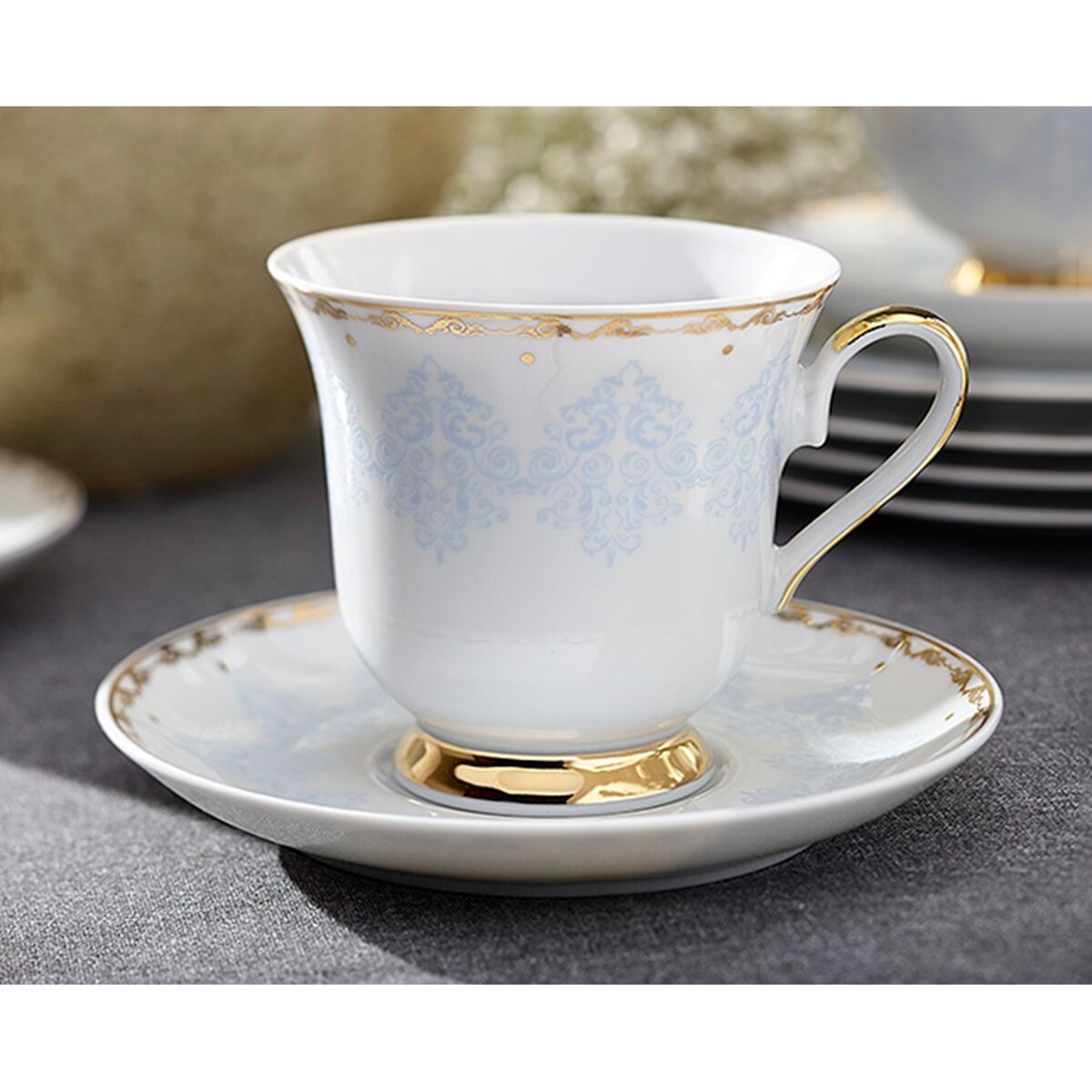 Filiżanka 250 ml ze spodkiem Astra Królewski Błękit G684