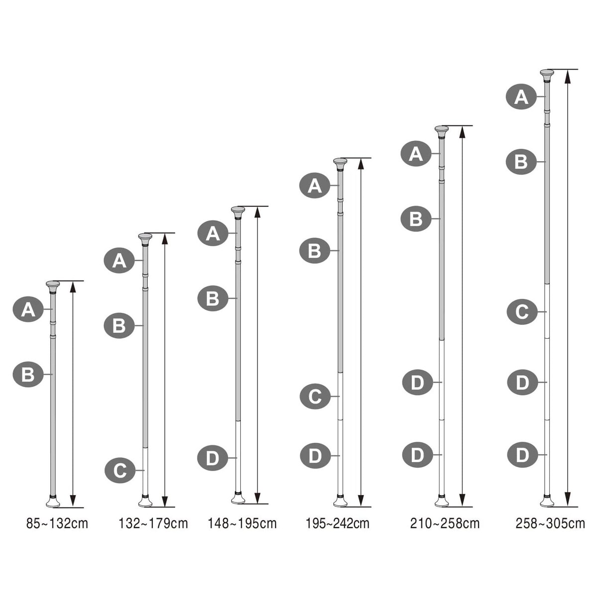 Półka Łazienkowa Teleskopowa Regulacja Wysokości Biała