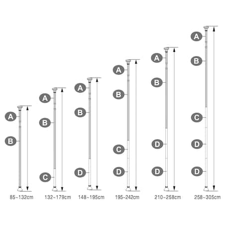 Półka Łazienkowa Teleskopowa Regulacja Wysokości Biała