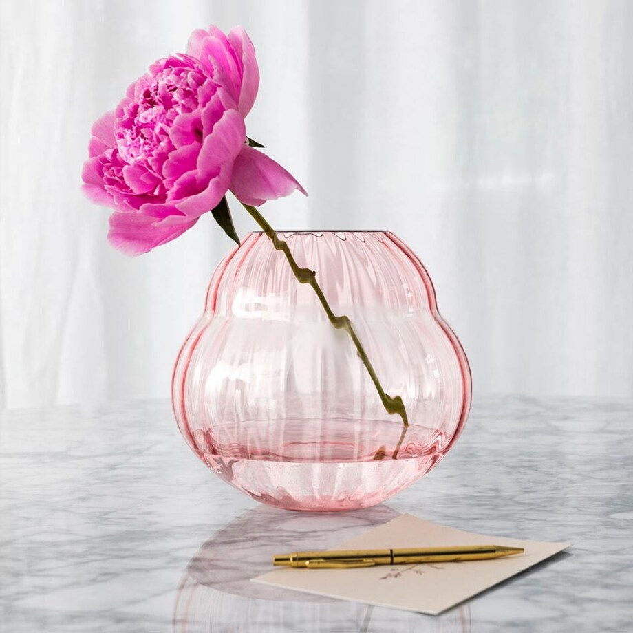 Wazon / świecznik 17 cm (różowy) Rose Garden Villeroy & Boch
