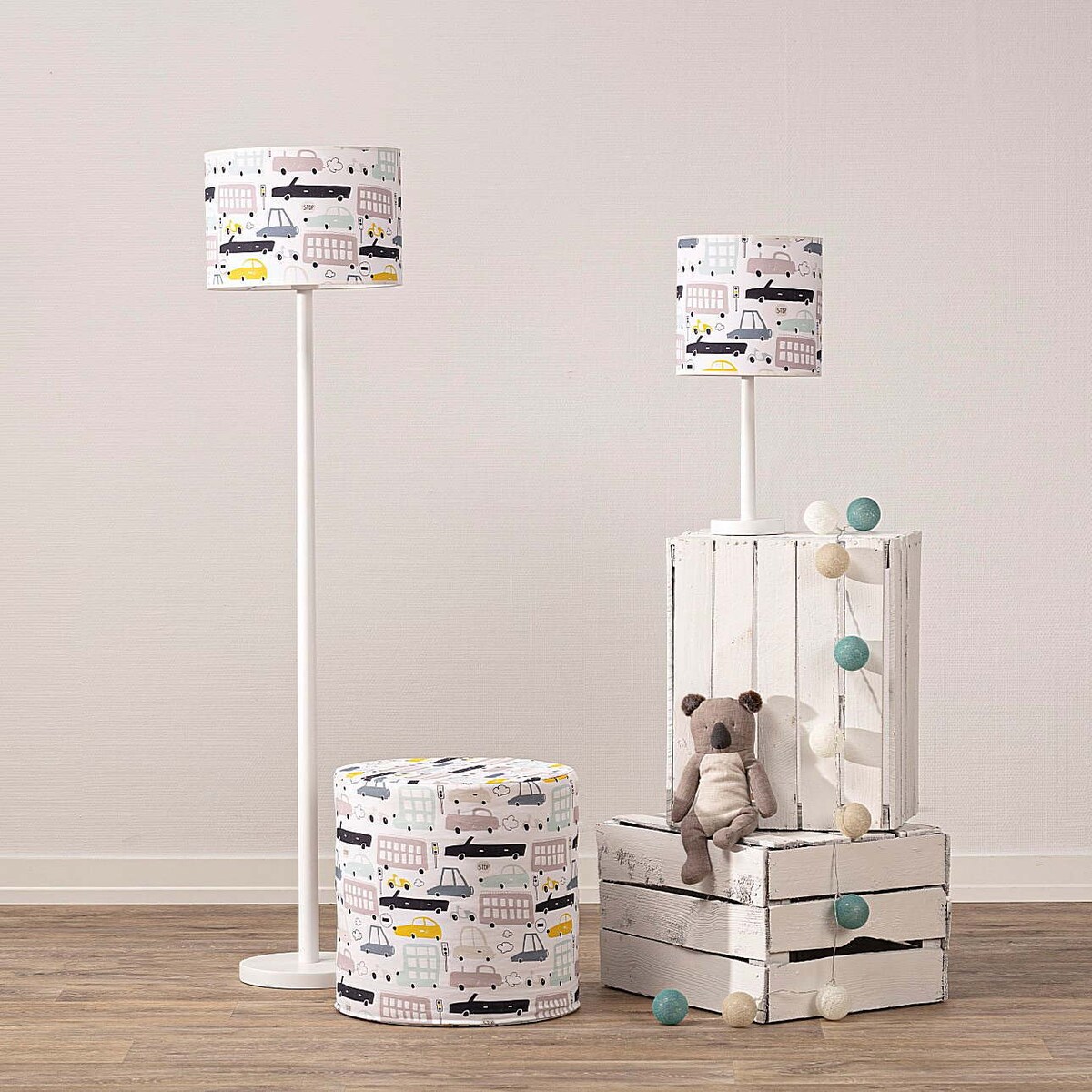 Lampa stojąca Colorful Traffic, 25x25x52,5