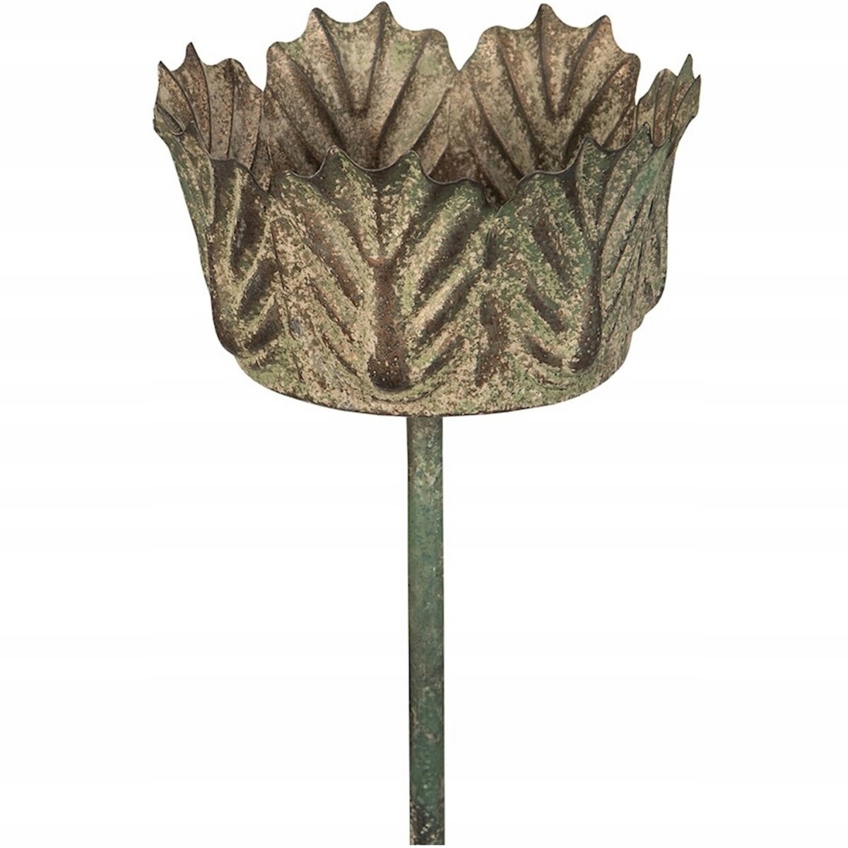 LAMPION DO WBICIA OGRODOWY METALOWY LOFT ZIELONY ŚWIECZNIK TEALIGHT 100cm