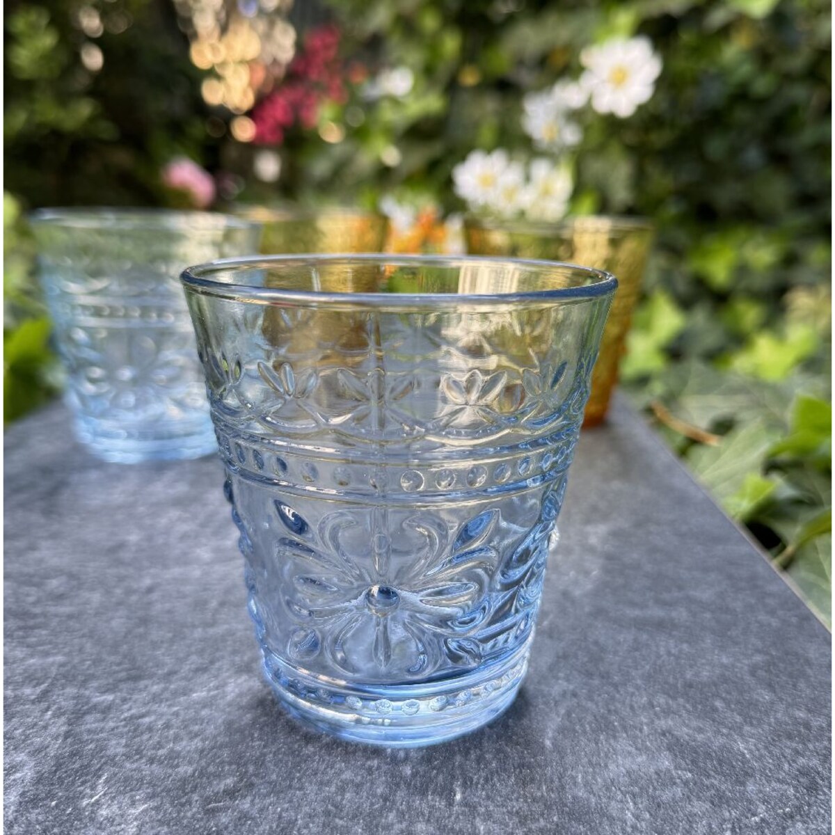 VILLA ITALIA Szklanka niebieska 250 ml FOLLY