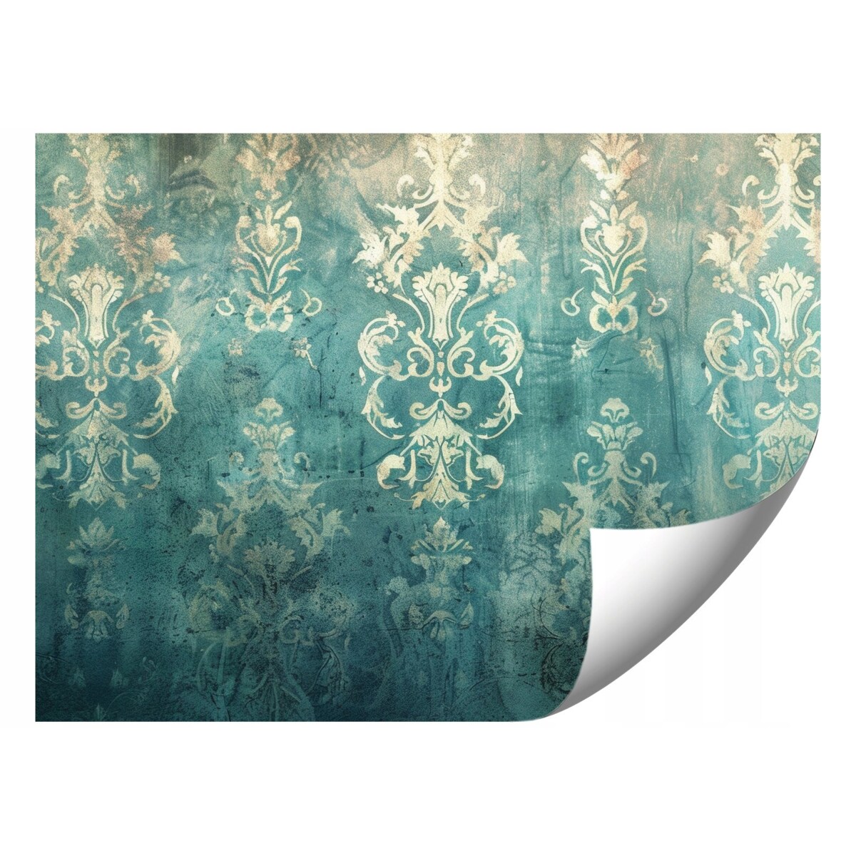 Fototapeta Niebieska Wiktorianska W Stylu Vintage Do Sypialni 200X140