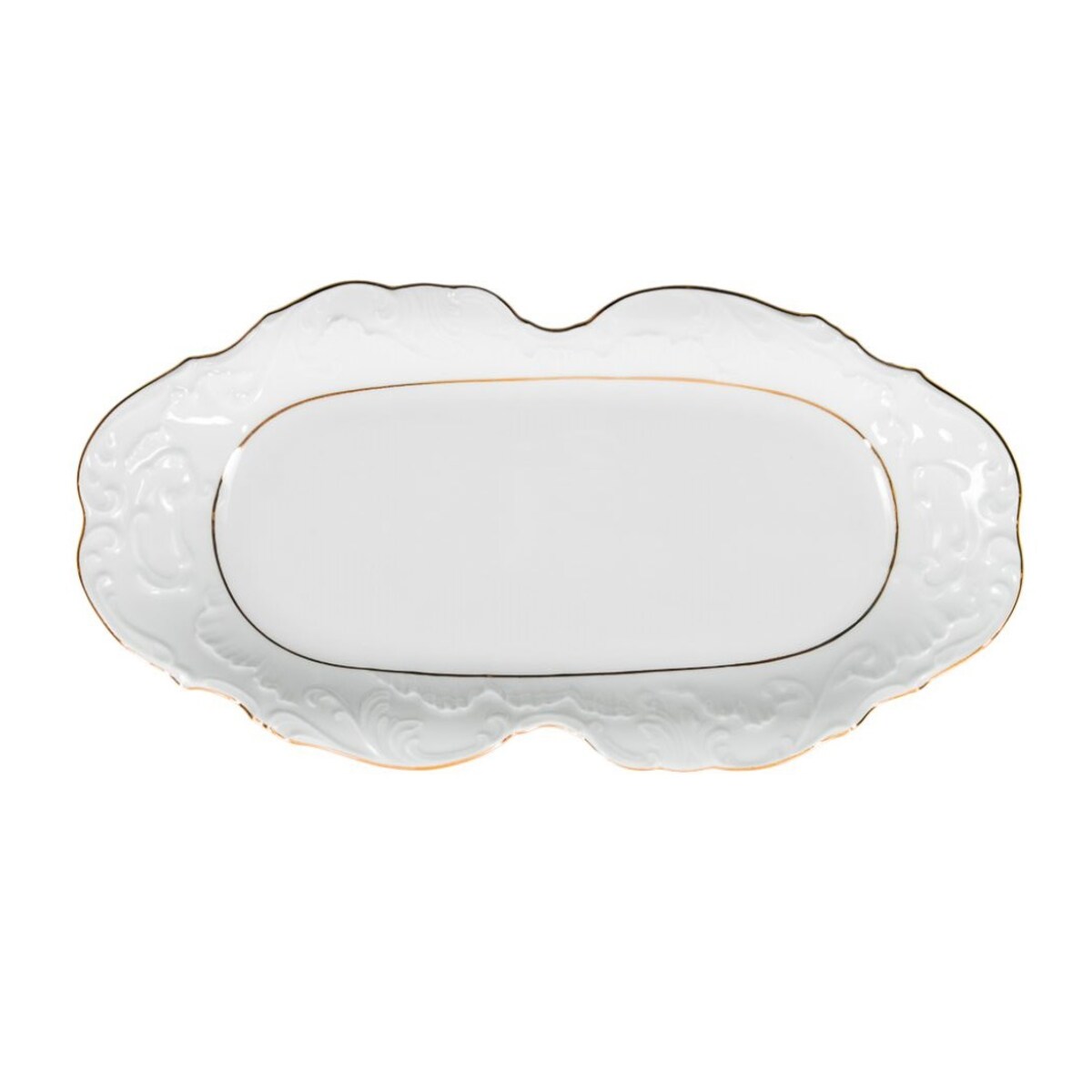 Taca 36 cm Rococo Złota Linia 3604