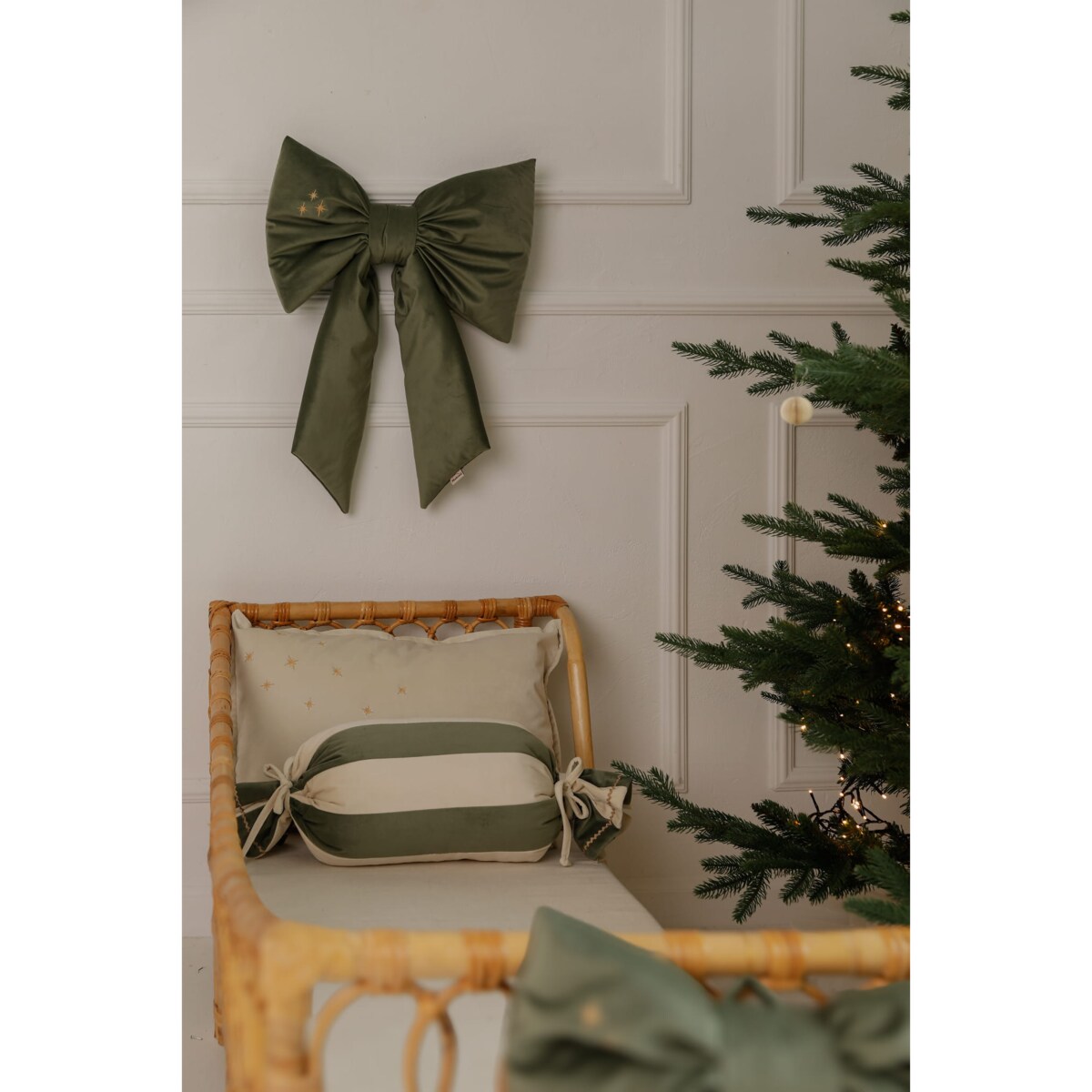 Kokarda Świąteczna Delux Forest Green - M