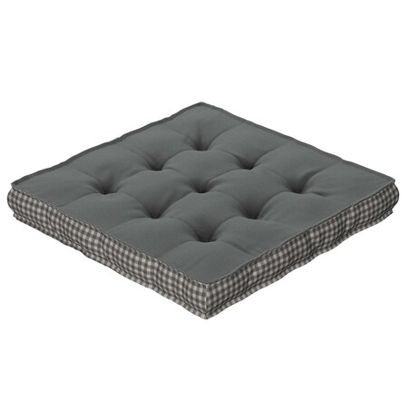 Poduszka na krzesło Kuba, szary, 50 x 50 x 10 cm, Quadro