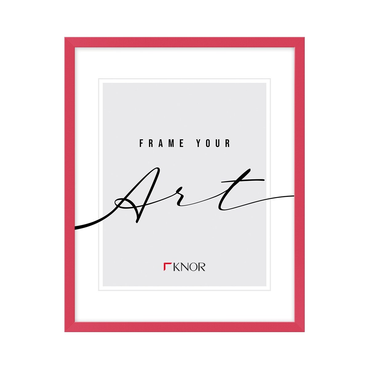 Ramki 15x21, różowa ramka, ramki dla zdieci, ramki na zdjęcia, Knor - nowoczesne ramki
