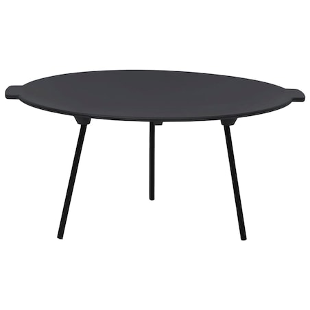 vidaXL Płyta grillowa Ø44 cm, żeliwo