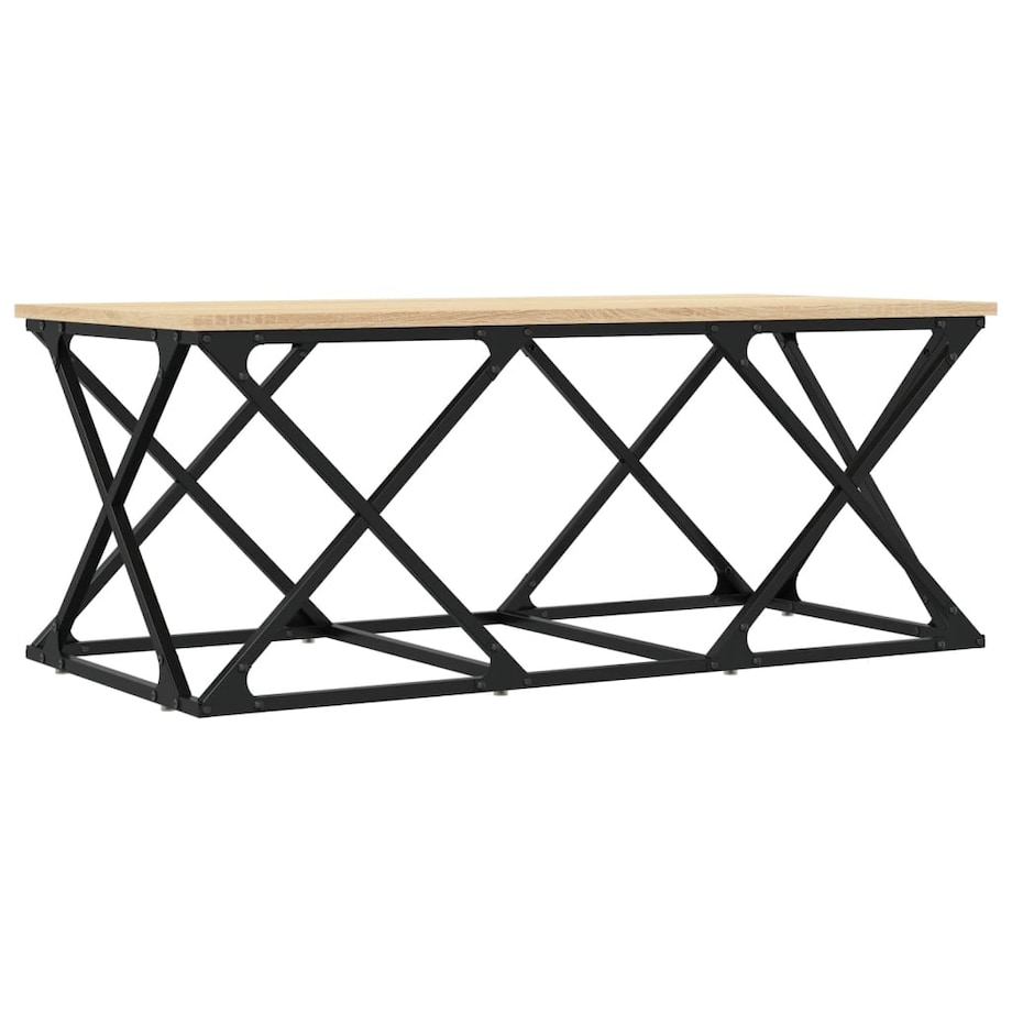 vidaXL Stolik kawowy, dąb sonoma, 100x49x40cm, materiał drewnopochodny
