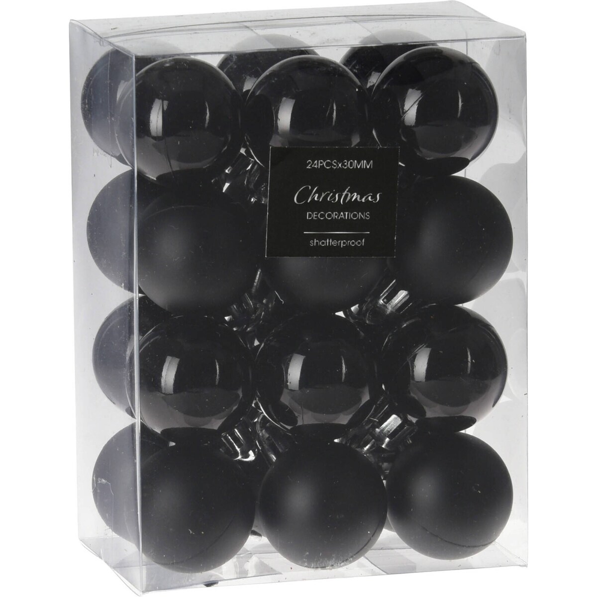 Zestaw bombek choinkowych, Ø 4 cm, 24 sztuk