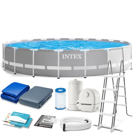 Basen stelażowy z pompą 610x132 cm Intex 26756
