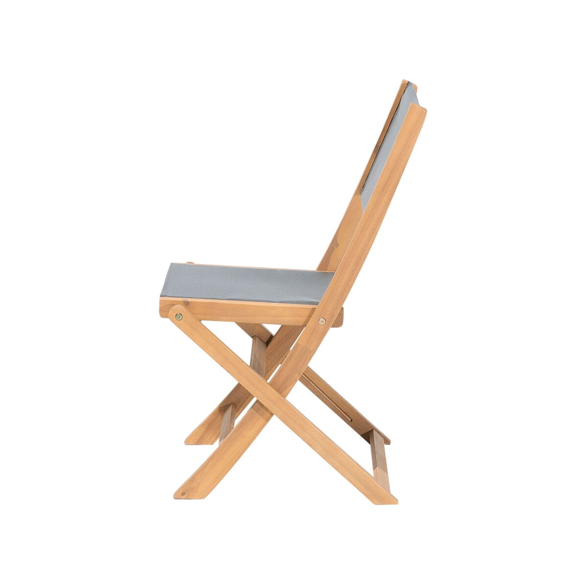 Zestaw ogrodowy drewniany stół i 8 krzeseł szary CESANA