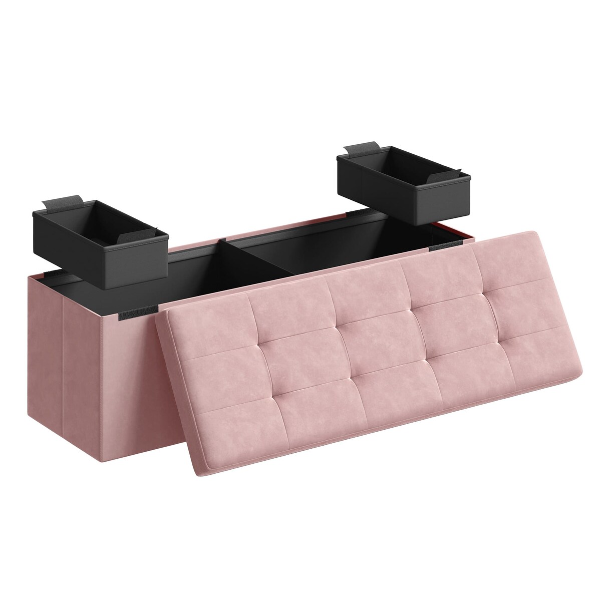 Pufa Siedzisko do sypialni pokoju przedpokoju Pastelowy Róż