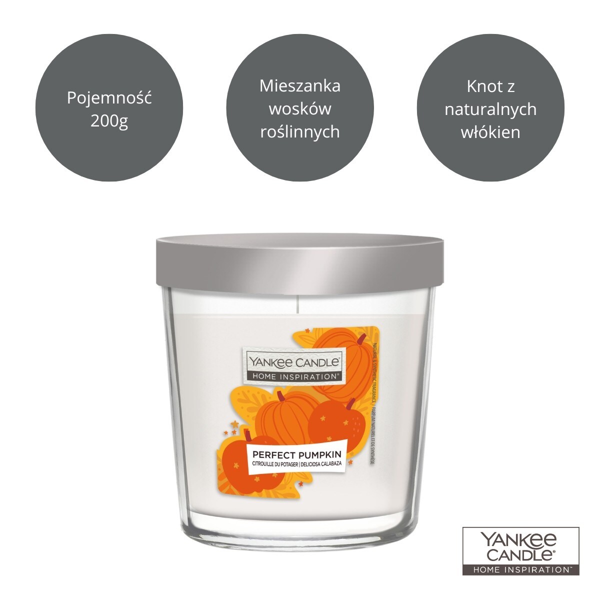 HI VALUE świeca średnia PERFECT PUMPKIN
