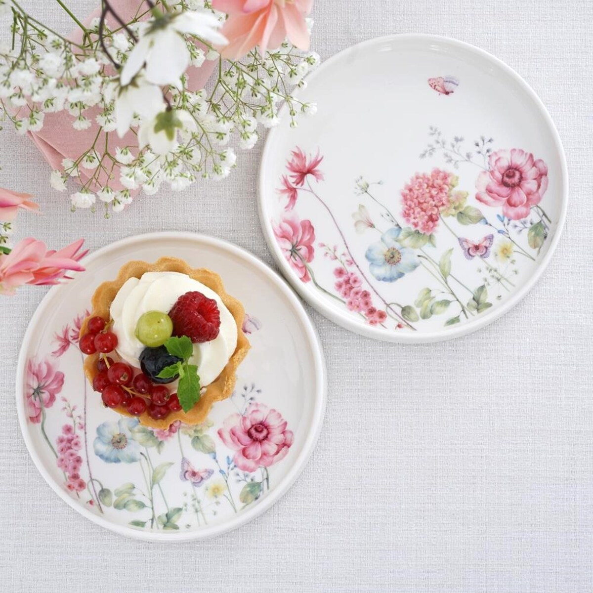 VILLA ITALIA Talerzyk deserowy 15 cm porcelanowy GARDENO