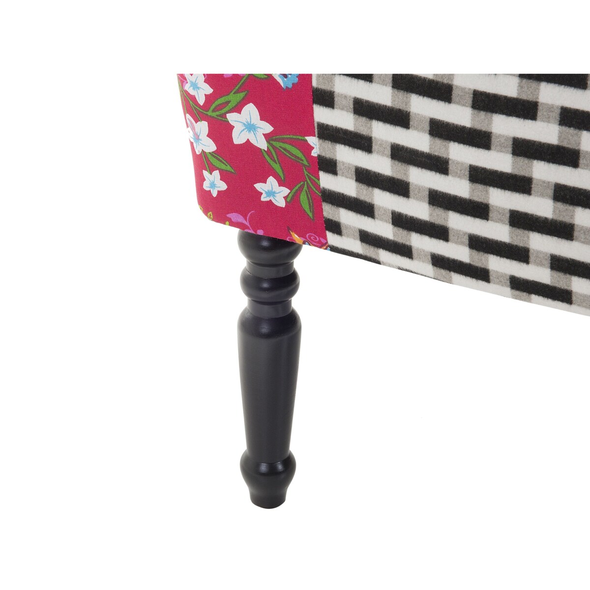 Fotel patchwork wielokolorowy MANDAL