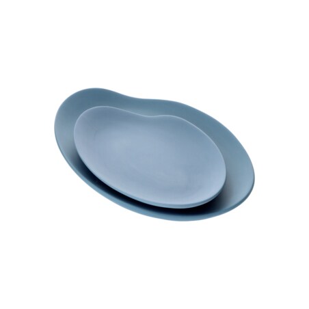 Zestaw 2 talerzy Craft niebieski CD24